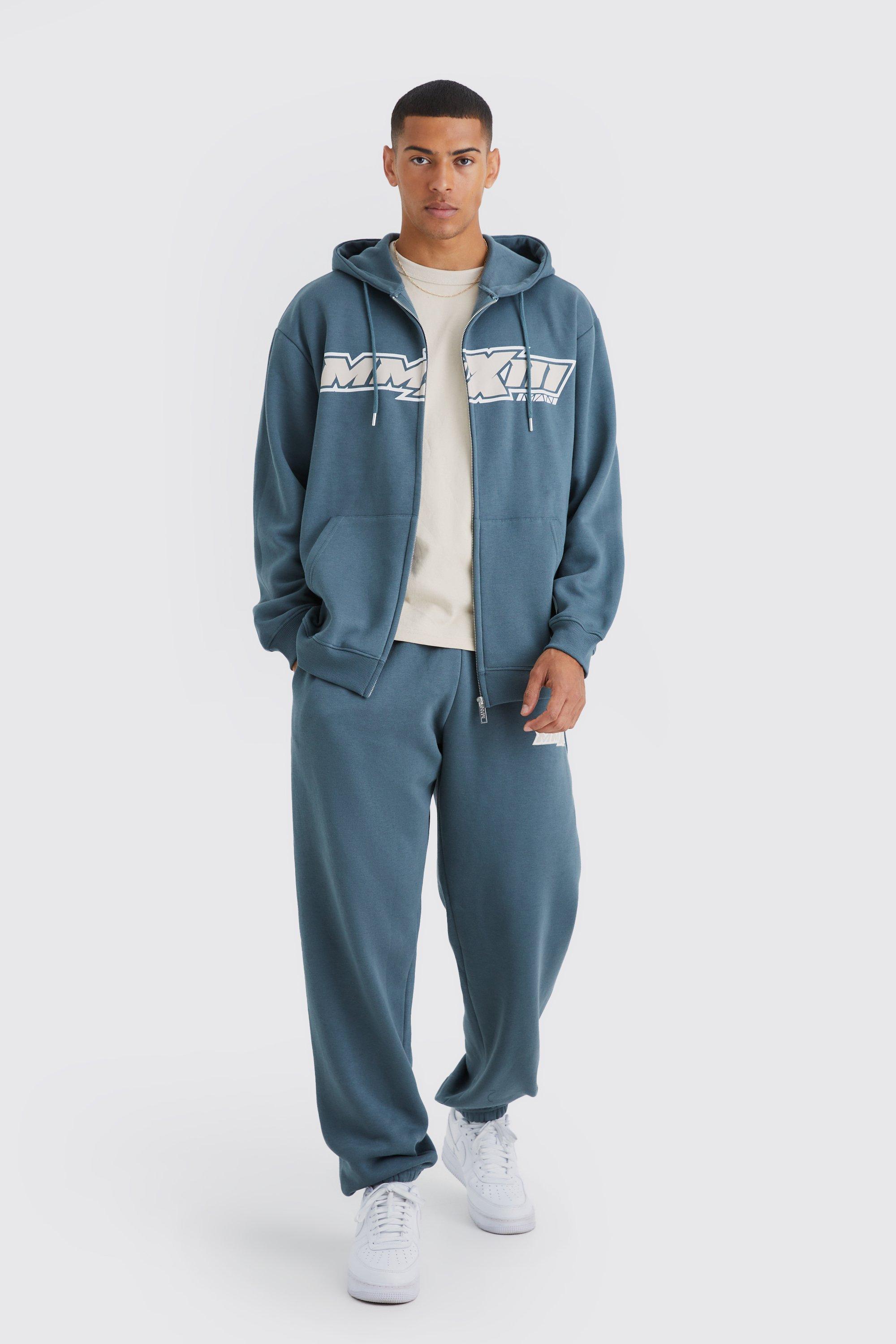 Oversized Moto Print Jogger boohoo NZ
